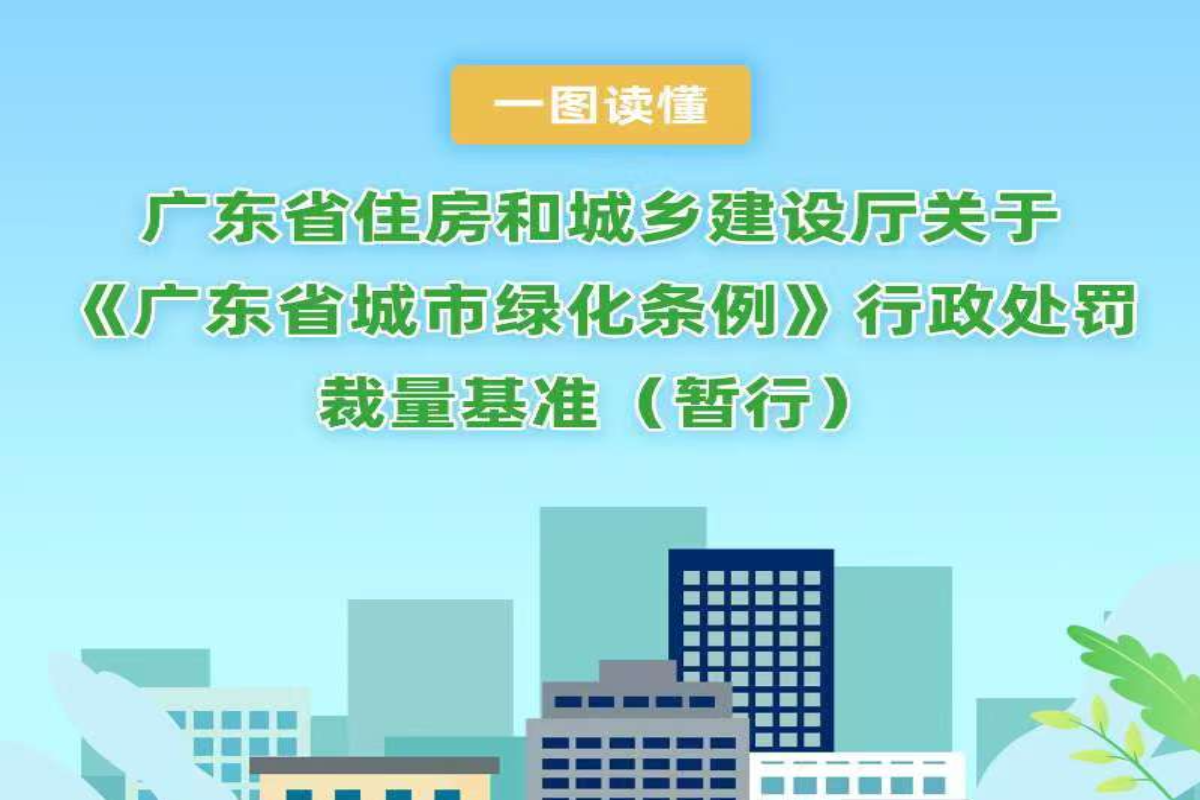 一图读懂尊皇国际(中国)官方网站
关于《广东省城市绿化条例》行政处罚裁量基准（暂行）