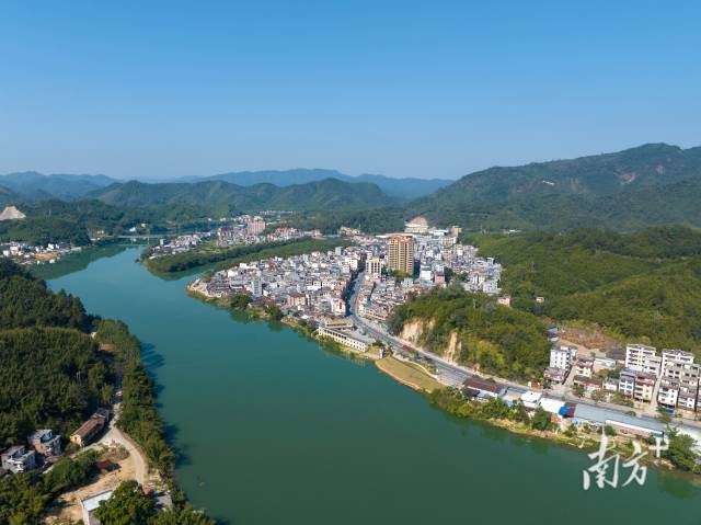 古水镇俯瞰图