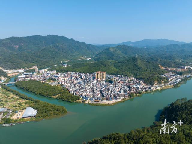 古水镇俯瞰图